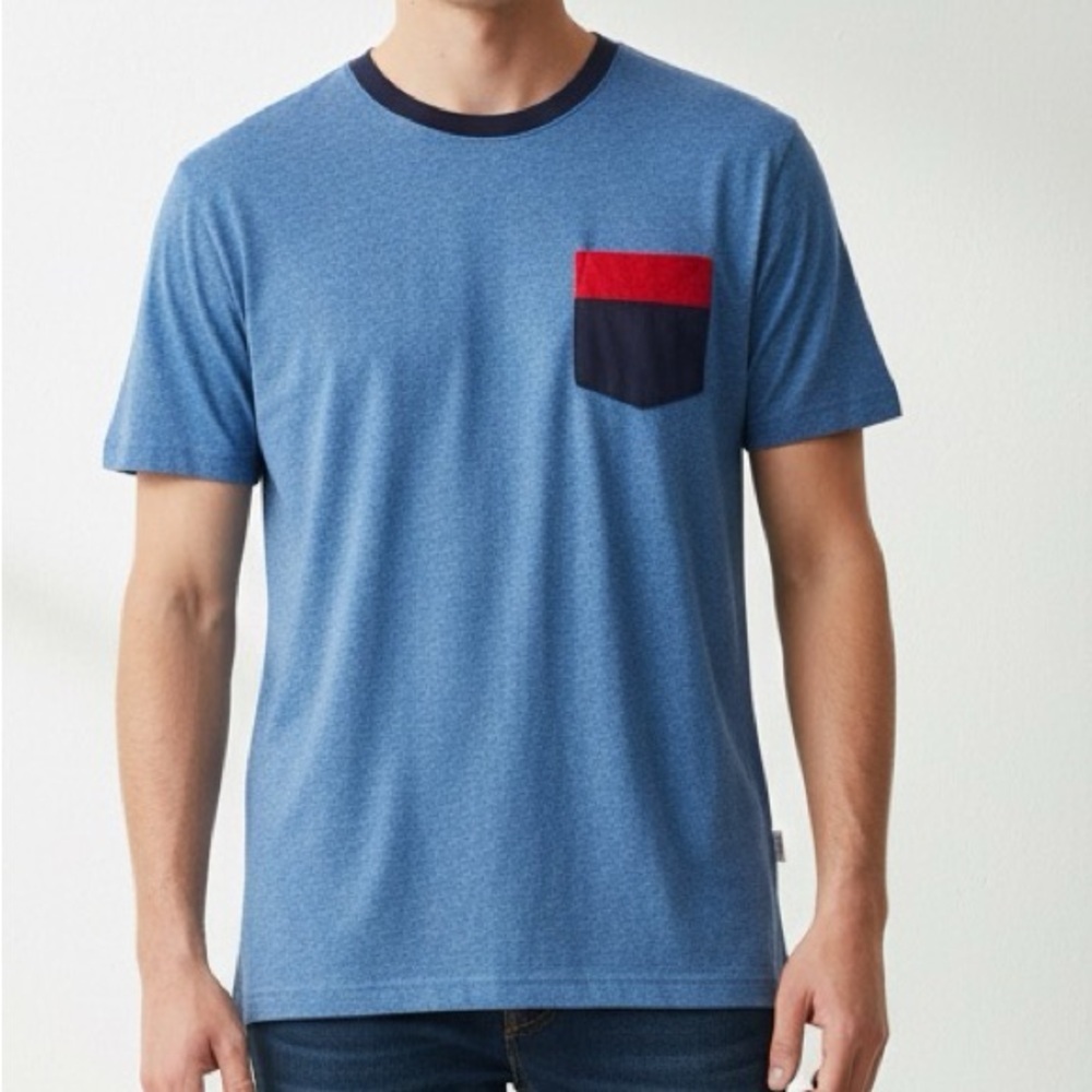 Staple Blue and Red Men's Shirt T-Shirt